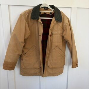 L.L. Bean Tan women’s chore coat size small